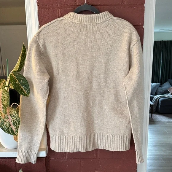 Banana Republic Cream Wool Blend Sweater - Picture 3 of 4
